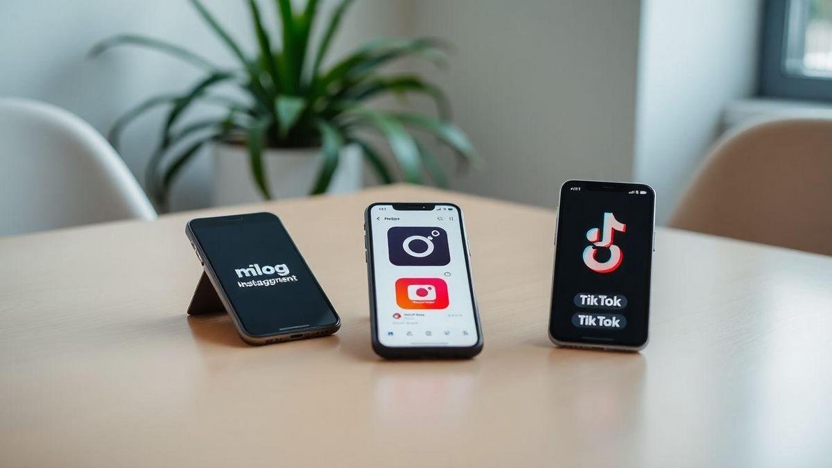Comparação de Plataformas: Blog, Instagram e TikTok